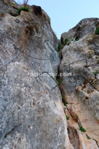 Diedro - Tramo 2 - Vía Ferrata La Pita - Villanueva del Trabuco - RocJumper