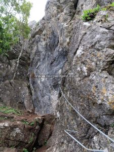 Desplome 2 - Vía Ferrata Sierra del Hacho - Gaucín - RocJumper