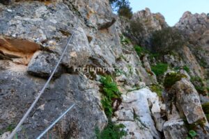 Flanqueo - Tramo 2 - Vía Ferrata La Pita - Villanueva del Trabuco - RocJumper