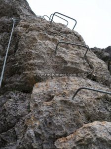 Tramo vertical - Vía Ferrata Sierra del Hacho - Gaucín - RocJumper