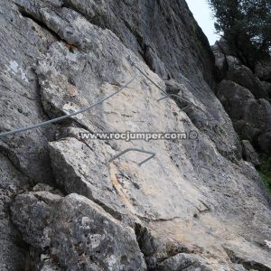 Flanqueos - Vía Ferrata Sierra del Hacho - Gaucín - RocJumper