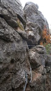 Chimenea - Vía Ferrata Sierra del Hacho - Gaucín - RocJumper