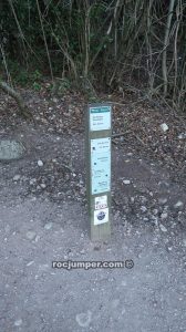 Bifurcación retorno - Travesía Agulles i Frares Encantats - Montserrat - RocJumper