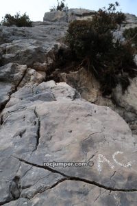 Inicio - Vía Aresta de Corbera - Cingle de Equeis - Espinalbet - RocJumper