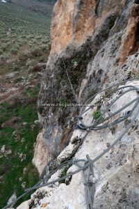 Puente Tibetano - Vía Ferrata Pueblos de Moclín - RocJumper