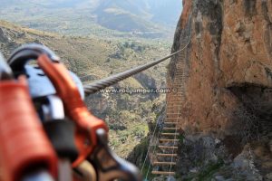 Tirolina - Vía Ferrata La Colmena - Quéntar - RocJumper