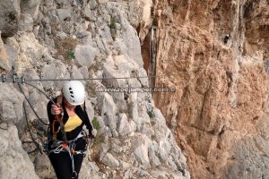 Tirolina - Vía Ferrata El Chorro o Caminito del Rey - RocJumper