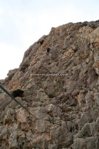 Tramo Vertical - Vía Ferrata El Chorro o Caminito del Rey - RocJumper