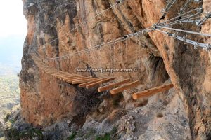 Puente de Balancines - Vía Ferrata La Colmena - Quéntar - RocJumper