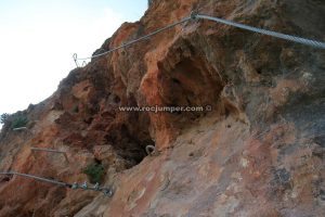 Salida diagonal - Vía Ferrata La Colmena - Quéntar - RocJumper