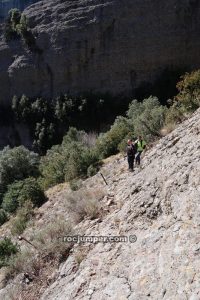 Bajada expuesta - Clot de Vilamala - Sant Llorenç de Morunys - RocJumper