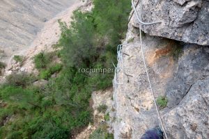 Pequeño Flanqueo - Vía Ferrata La Piqueta - Espadilla - RocJumper