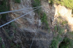 Puente Mono - Vía Ferrata El Caimán - El Colmenar - RocJumper