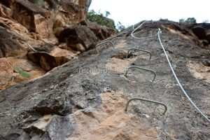 Tramo 3 Vertical - Vía Ferrata La Mina - Villahermosa del Río - RocJumper