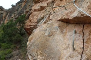 Tramo 4 Flanqueo Aéreo - Vía Ferrata La Mina - Villahermosa del Río - RocJumper