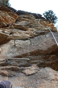 Tramo 5 Vertical - Vía Ferrata La Mina - Villahermosa del Río - RocJumper