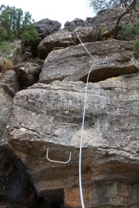 Tramo 5 Vertical - Vía Ferrata La Mina - Villahermosa del Río - RocJumper