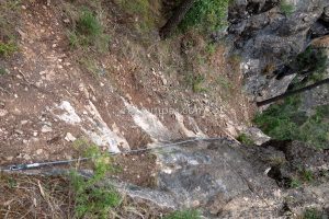 Acceso al puente - Vía Ferrata La Mina - Villahermosa del Río - RocJumper