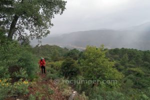 Sendero aproximación - Barranco Monchalbán - Istán - RocJumper