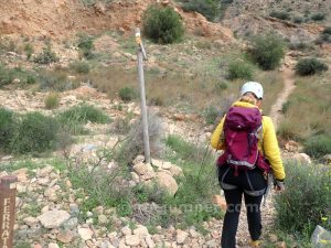 Palo indicador - Vía Ferrata Callosa de Segura - RocJumper