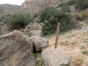 Palo Indicador - Vía Ferrata Callosa de Segura - RocJumper