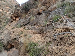 Flanqueo - Vía Ferrata Callosa de Segura - RocJumper