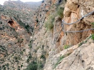 Destrepe cadenas - Vía Ferrata Callosa de Segura - RocJumper