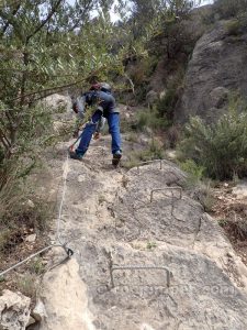 Tramo 1 - Vía Ferrata Castillo de Locubín - RocJumper