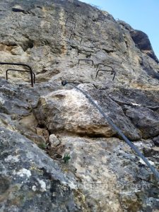 Tramo vertical - Vía Ferrata Archidona - RocJumper