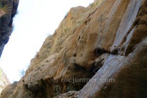 Tirolina - Vía Ferrata Estrechuras de Guainos - Guainos Altos - Adra - RocJumper