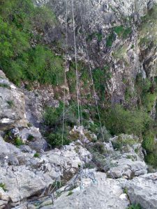 Puente tibetano - Vía Ferrata Archidona - RocJumper