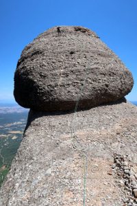 Rápel Descenso - Vía Anglada-Eli - Cap del Camell de Ecos - Montserrat RocJumper