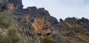 Puente Tibetano - Vía Ferrata Fondón - RocJumper