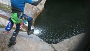 Salto opcional - Barranc de les Anelles - Céret - RocJumper