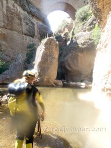 Trekking acuático - Barranco Tajo de Ronda - RocJumper