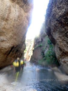 Trekking acuático - Barranco Tajo de Ronda - RocJumper