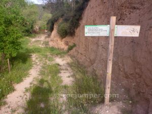 Palo indicador - Riera de Carme - Santa Càndia - RocJumper