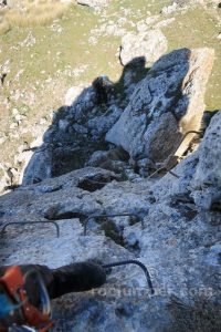 Destrepe Tramo 1 - Vía Ferrata Cueva de Horá - Loja - RocJumper