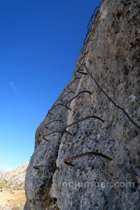 Flanqueo Tramo 2 - Vía Ferrata Cueva de Horá - Loja - RocJumper