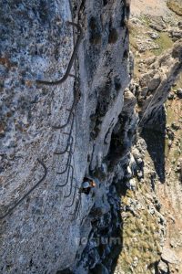 Vertical Tramo 2 - Vía Ferrata Cueva de Horá - Loja - RocJumper