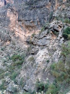 Puente tibetano - Vía Ferrata Barranco de Carcauz - Vícar - RocJumper