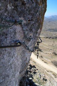 Reunión Rápel 20 m Tramo 2 - Vía Ferrata Cueva de Horá - Loja - RocJumper