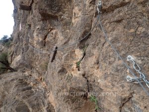 Final - Vía Ferrata Barranco de Carcauz - Vícar - RocJumper