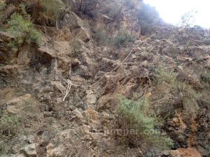 Subida equipada - Vía Ferrata Barranco de Carcauz - Vícar - RocJumper