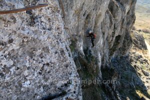 Flanqueos Tramo 3 - Vía Ferrata Cueva de Horá - Loja - RocJumper