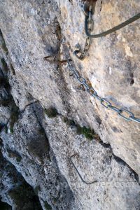 Reunión Rápel 16 m - Vía Ferrata Cueva de Horá - Loja - RocJumper