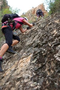 Inicio - Vía Ferrata Lo Pas de la Savina - Estopiñán del Castillo - RocJumper