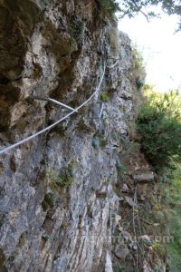 Salida vertical - Vía Ferrata El Escuacho - Escarrilla - RocJumper