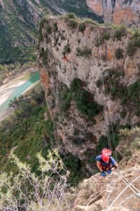 Puente Nepalí tramo 2 - Vía Ferrata Lo Pas de la Savina - Estopiñán del Castillo - RocJumper