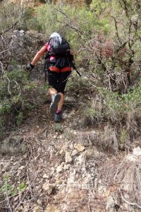 Transición hacia tramo 3 - Vía Ferrata Lo Pas de la Savina - Estopiñán del Castillo - RocJumper